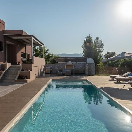 Villa Enny, 3 Bd With Private Heated Pool Agia  Eksteriør billede