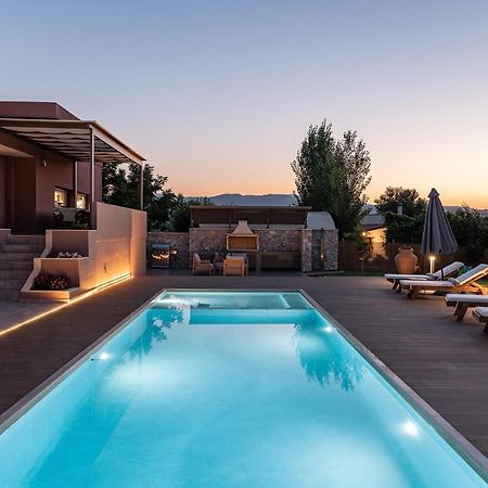 Villa Enny, 3 Bd With Private Heated Pool Agia  Eksteriør billede