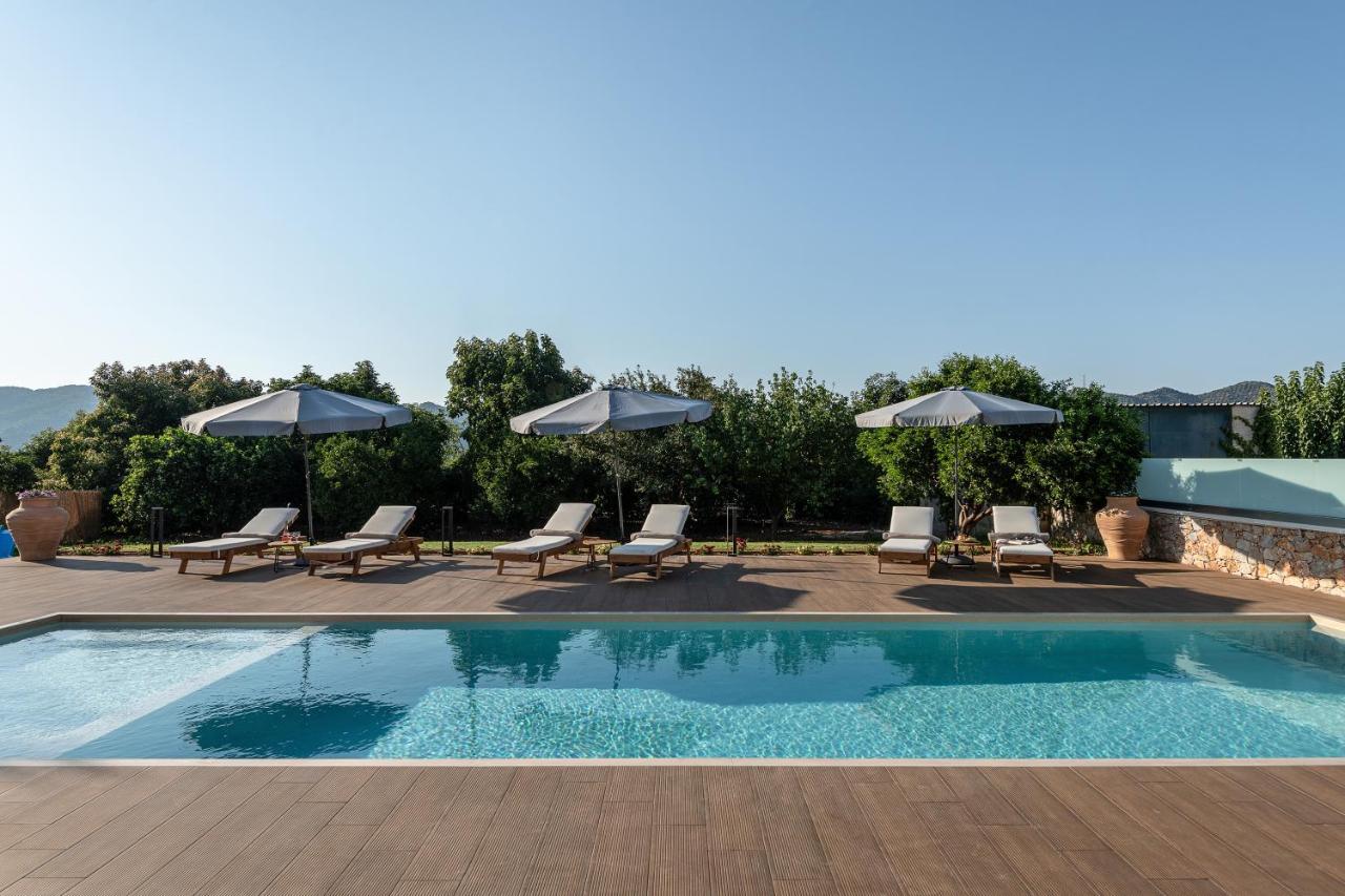 Villa Enny, 3 Bd With Private Heated Pool Agia  Eksteriør billede