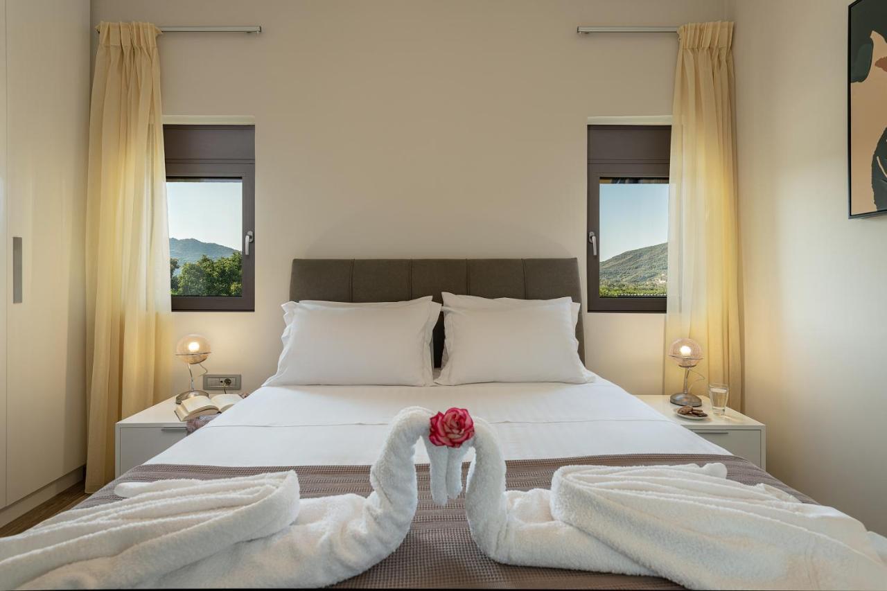 Villa Enny, 3 Bd With Private Heated Pool Agia  Eksteriør billede